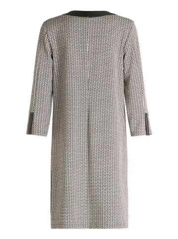 Betty Barclay Jerseykleid mit Eingrifftaschen in Weiß/Schwarz