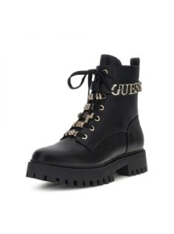 Guess Schnürstiefel Ficki in Schwarz