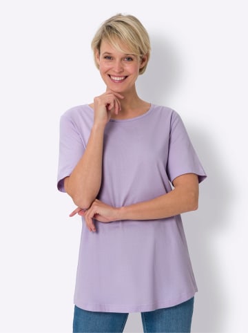 Sieh an! Longshirt in flieder + mint