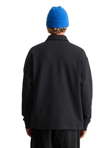 Marc O'Polo DENIM Polo-Sweatshirt relaxed in Schwarz