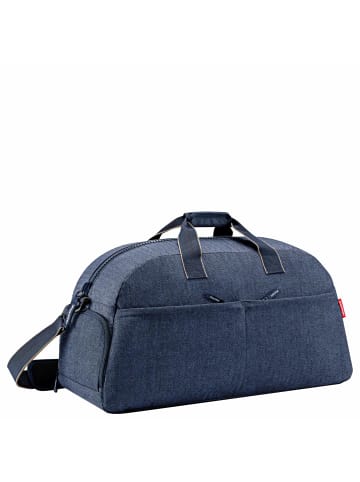 Reisenthel travelling overnighter plus - Reisetasche in herringbone dark blue