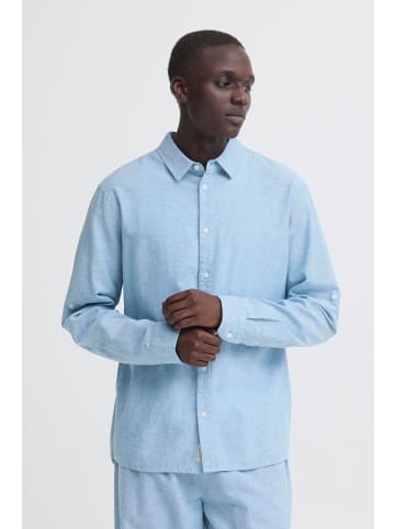 BLEND Leinenhemd BHAban in Blau