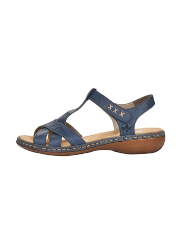 rieker Massa Ledersandalen Blau