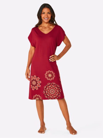 WITT WEIDEN Sommerkleid in rot-schwarz