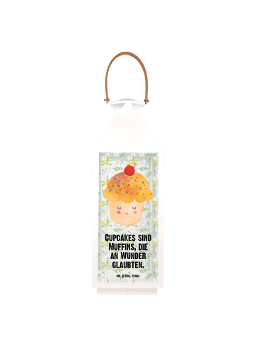 Mr. & Mrs. Panda Laterne Cupcake mit Spruch in Transparent