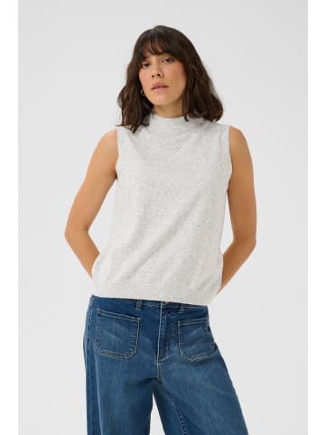 Kaffe Stricktunika KAnova Regular fit in Light Grey Melange