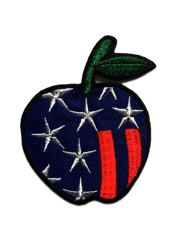 Catch the Patch Usa Big Apple New YorkApplikation Bügelbild inBlau