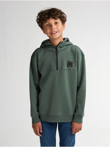 Petrol Industries Hoodie mit Reißverschluss Redwood in Grün