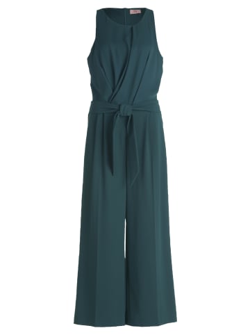 Vera Mont Jumpsuit mit Bindegürtel in Dusty Slate