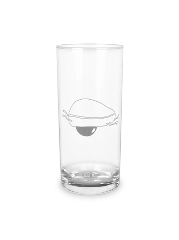 Mr. & Mrs. Panda Wasserglas Avocado Yoga ohne Spruch in Transparent