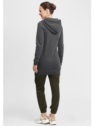 Oxmo Kapuzensweatjacke in grau