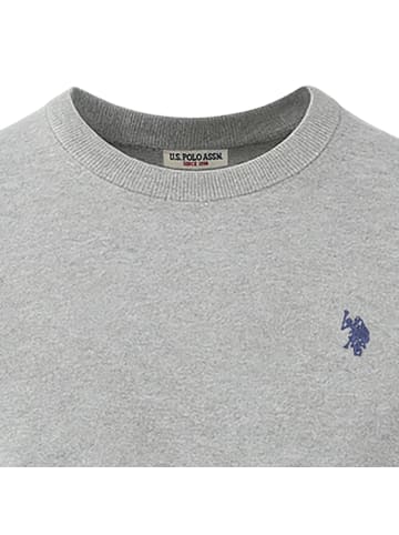 U.S. Polo Assn. Strickpullover 1er Pack in Hellgrau