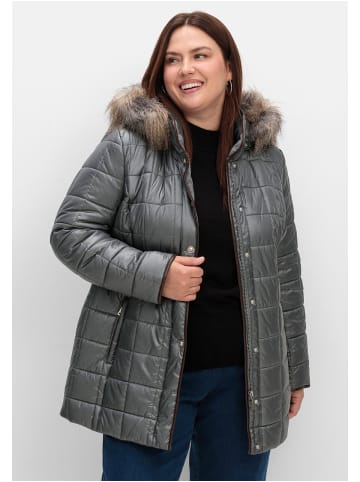 sheego Steppjacke in grau