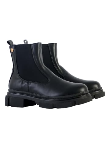 Le Temps des Cerises Stiefelette „Karen“ mit Gummizug Schwarz