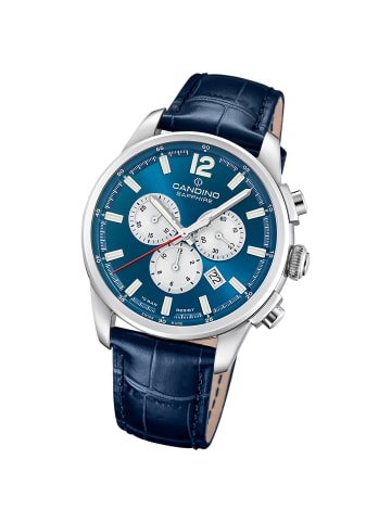 Candino Analog-Armbanduhr Candino Sport blau groß (ca. 44mm)
