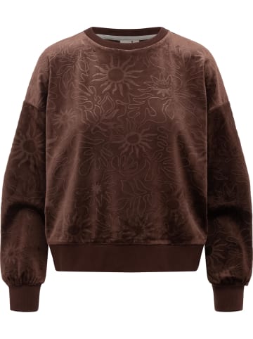 ragwear Sweater Wuss Embossed in Dark Choco