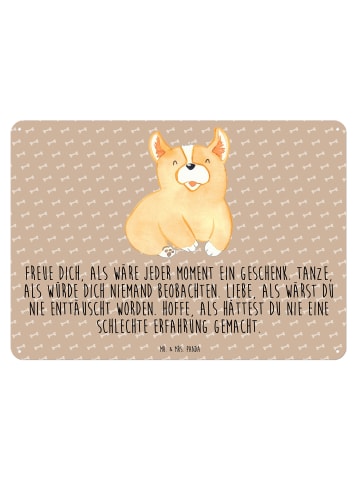 Mr. & Mrs. Panda tafel Corgie mit Spruch in Hundeglück