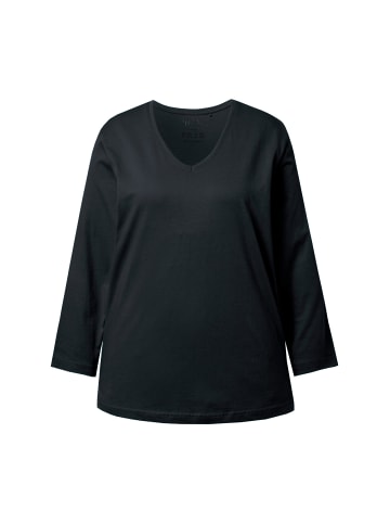 Ulla Popken Shirt in schwarz