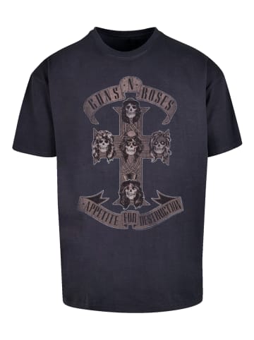 F4NT4STIC Oversize T-Shirt Guns 'n' Roses Hard Rock Musik Band in marineblau