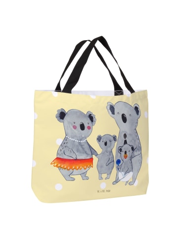 Mr. & Mrs. Panda Shopper Koala Familie ohne Spruch in Gelb Pastell