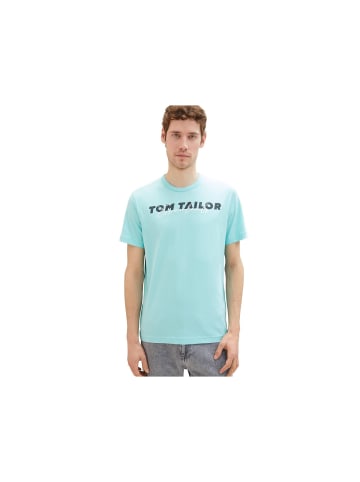 Tom Tailor Rundhals T-Shirt für Herren in blau