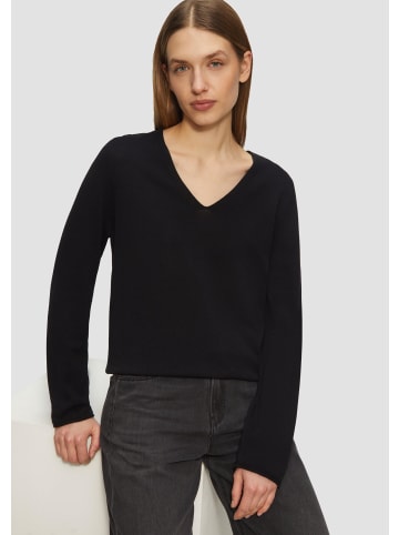 s.Oliver Strickpullover langarm in Schwarz