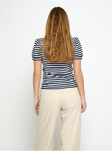 Peppercorn T-Shirt in Black Iris Stripe