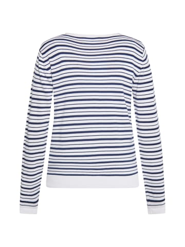 SANIKA Damen Cardigan in WEISS MARINE