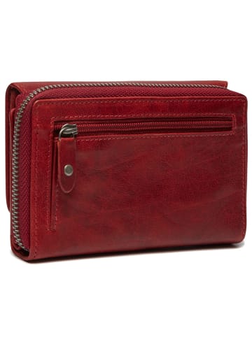 The Chesterfield Brand Rhodos Geldbörse RFID Schutz Leder 14 cm red