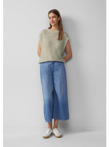 s.Oliver Strickpullover kurzarm in Braun