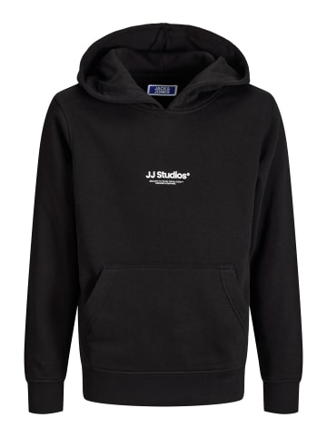 JACK & JONES Junior Kapuzenpullover in Black