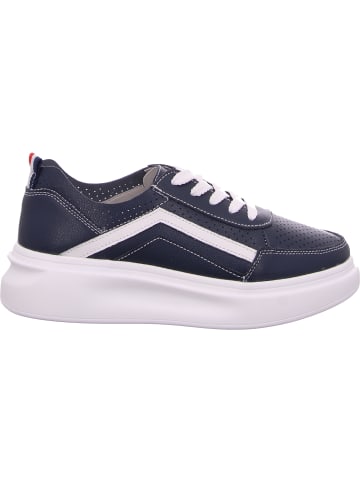 Scandi Schnürhalbschuh in blau