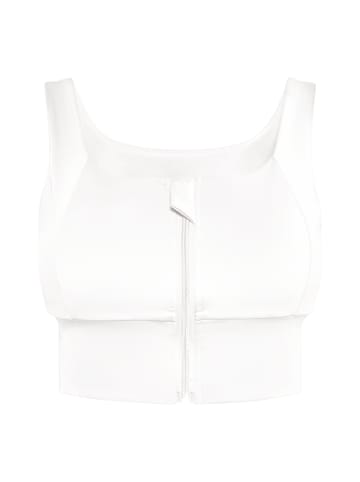 IZIA Damen Crop-Top in Wollweiss
