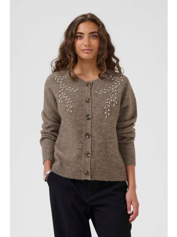 CULTURE Strickjacke CUosana Regular fit in Falcon Melange