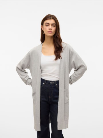 Vero Moda Strickjacke in Light Grey Melange
