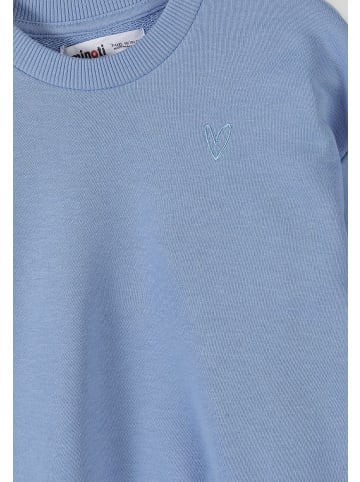 Minoti 2-tlg Langarmshirt & Hose NOSFLEECE102 in pink