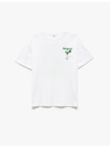 KOTON TSHIRT SS in Weiß
