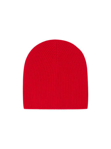 Style Republic Kaschmir Beanie fein gerippt in crimson