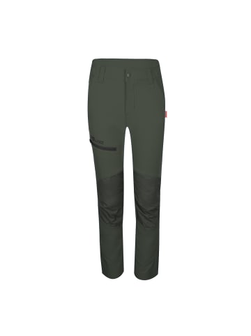 Trollkids Softshell-Hose "Lysefjord" in Efeugrün/Schwarz