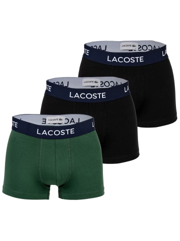 Lacoste Boxershort 3er Pack in Dunkelblau/Schwarz/Grün