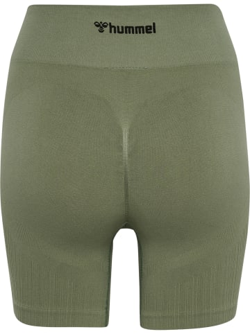 Hummel Hummel Tight Kurze Hose Hmlmt Yoga Damen Dehnbarem Feuchtigkeitsabsorbierenden Nahtlosen in DEEP LICHEN GREEN