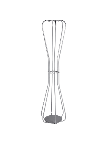 Beliani Kleiderständer ORDWAY in Silber - (W) 42 x (H) 165 x (L) 42 cm
