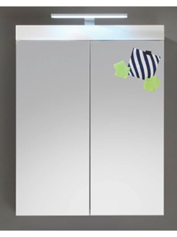 ebuy24 Spiegelschrank AmandaMandoBea Weiß 60 x 17 cm