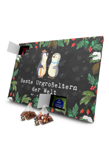 Mr. & Mrs. Panda Advents-Teekalender Pinguin Beste Urgroßeltern ... in Kreidetafel