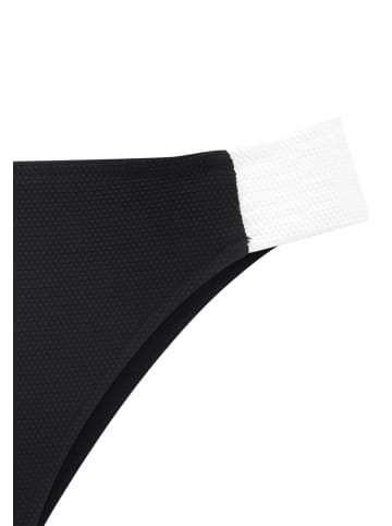 LASCANA Bikini-Hose in schwarz-creme