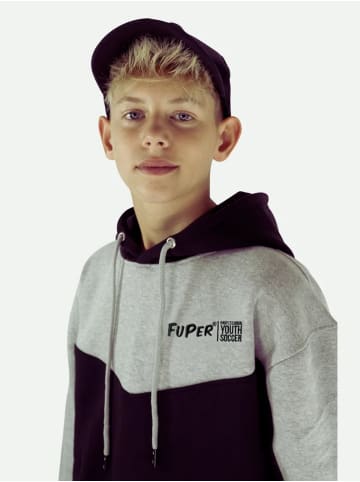 FuPer Jogginganzug 100% Respekt in grau / schwarz