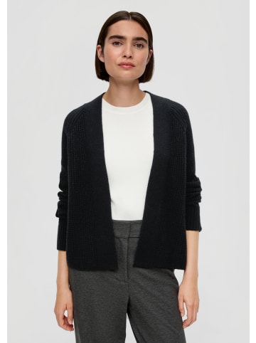 s.Oliver BLACK LABEL Strickjacke langarm in Schwarz