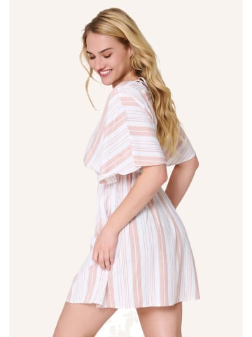 Linga Dore Tunik in Beige Streifen