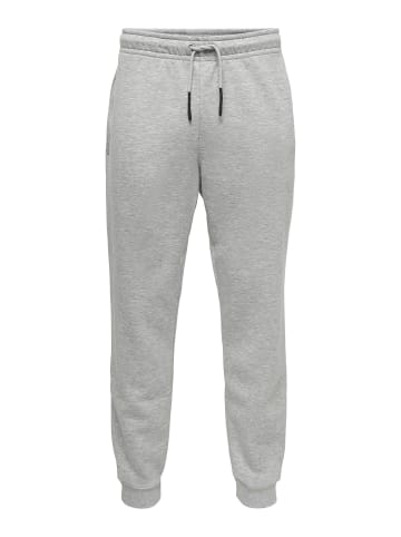 ONLY & SONS Jogginghose in Light Grey Melange