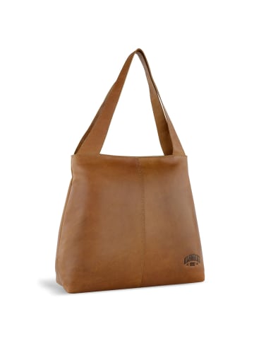 KLONDIKE 1896 Rush Katrina Schultertasche Leder 27 cm in cognac